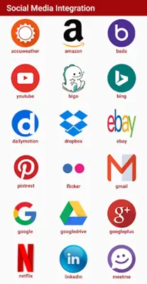 Social Media Integration android App screenshot 9